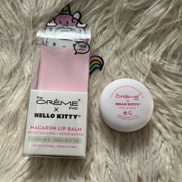 The Creme Shop x Hello Kitty Macaron Lip Gloss Sweet Sprinkles New! - Picture 6 of 6